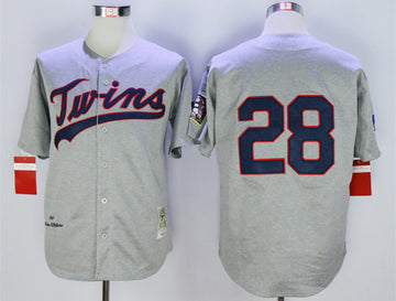 Bert Blyleven Minnesota Twins grey jersey
