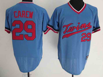 Carew Baby Minnesota Twins blue Throwback jersey