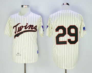 Rod Carew Minnesota Twins cream Throwback jersey