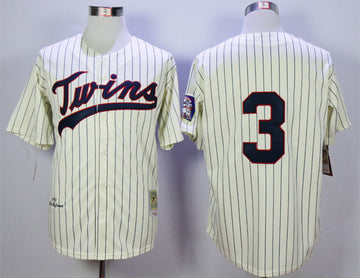 Harmon Killebrew Minnesota Twins cream jersey