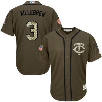 Harmon Killebrew Minnesota Twins green Salute To Service jersey