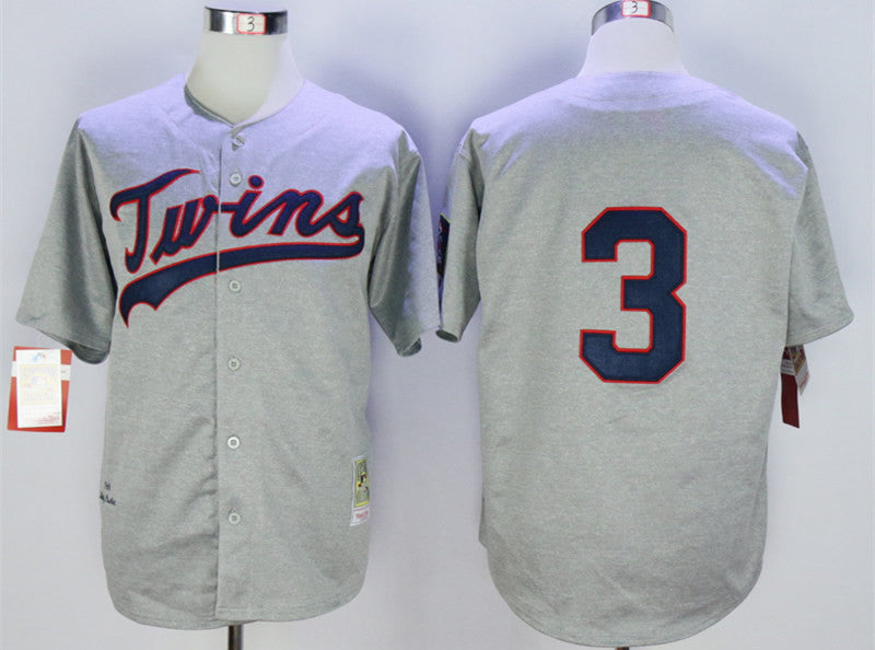 Harmon Killebrew Minnesota Twins grey Throwback jersey