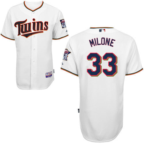 Milone Minnesota Twins white jersey