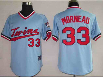 Morneau Minnesota Twins blue Throwback jersey