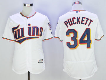 Kirby Puckett Minnesota Twins white jersey
