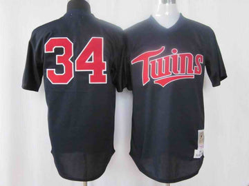 Puckett Minnesota Twins black jersey