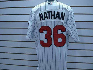 Nathan Minnesota Twins white jersey