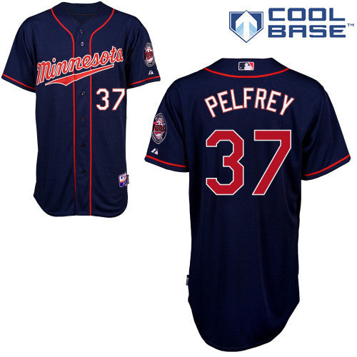 Pelfrey Minnesota Twins blue jersey