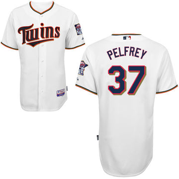 Pelfrey Minnesota Twins white jersey