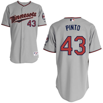 Pinto Minnesota Twins grey jersey