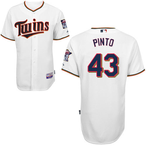 Pinto Minnesota Twins white jersey