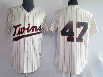 Francisco Liriano Minnesota Twins cream jersey