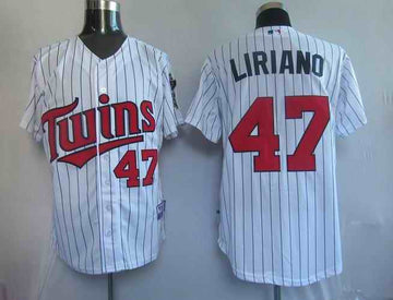 Francisco Liriano Minnesota Twins white jersey
