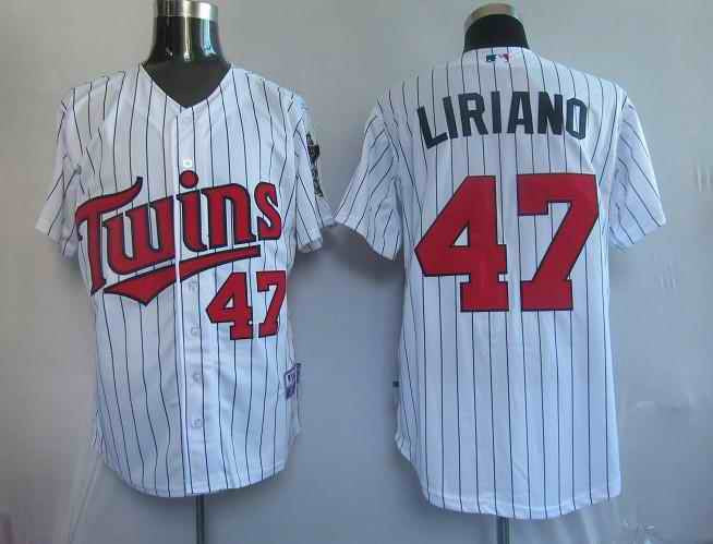 Francisco Liriano Minnesota Twins white jersey