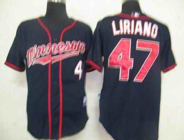 Liriano Minnesota Twins blue jersey