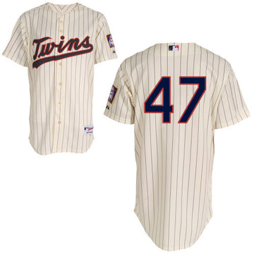 Nolasco Minnesota Twins cream jersey