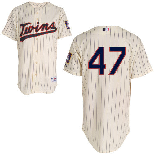 Nolasco Minnesota Twins cream jersey