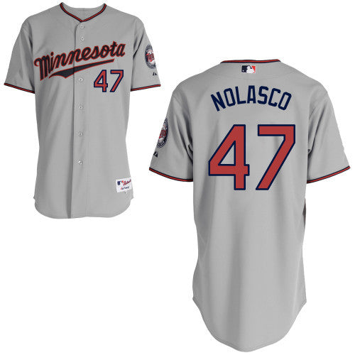 Nolasco Minnesota Twins grey jersey