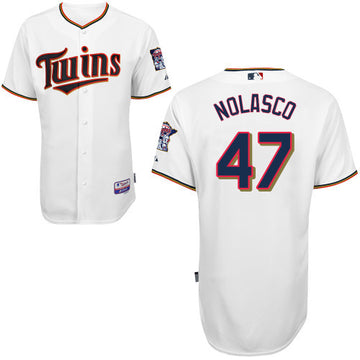 Nolasco Minnesota Twins white jersey