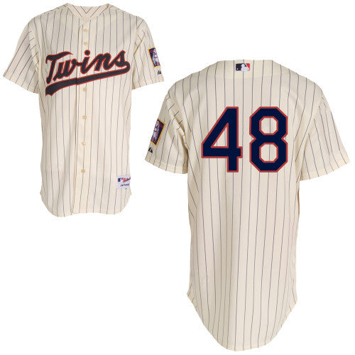 Hunter Minnesota Twins cream jersey
