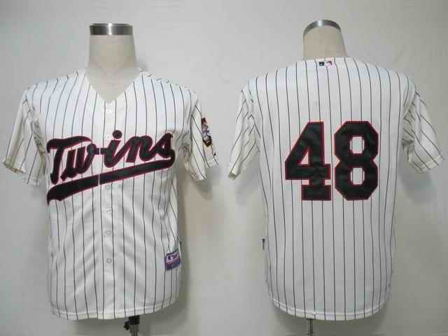 Pavano Minnesota Twins cream jersey