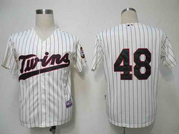 Pavano Minnesota Twins cream jersey