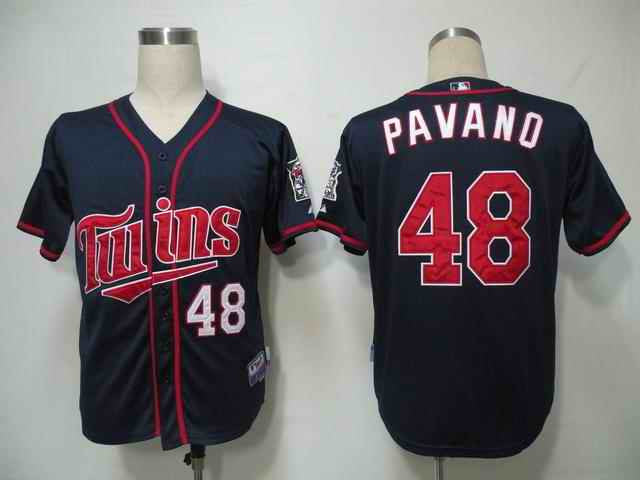 Pavano Minnesota Twins blue jersey