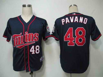 Pavano Minnesota Twins blue jersey