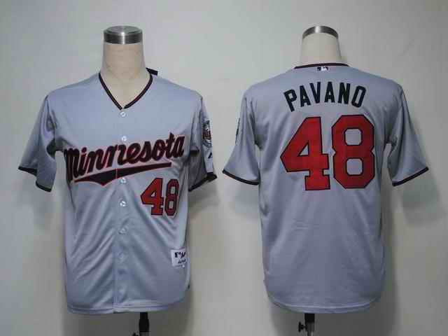 Pavano Minnesota Twins grey jersey