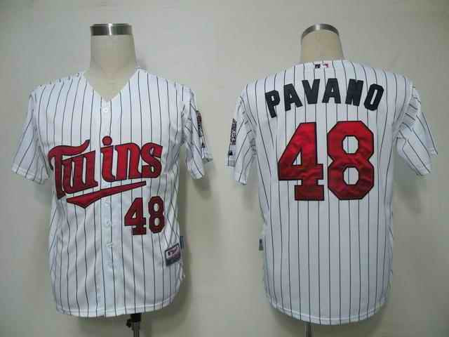 Pavano Minnesota Twins white jersey