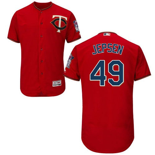 Kevin Jepsen Minnesota Twins red jersey