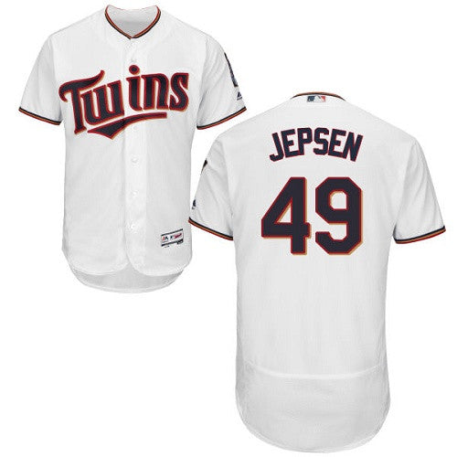 Kevin Jepsen Minnesota Twins white jersey