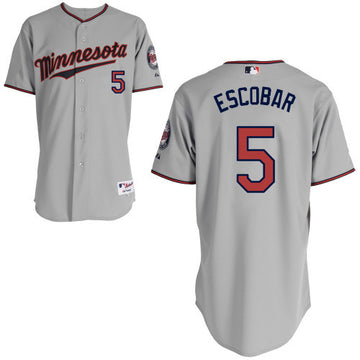 Escobar Minnesota Twins grey jersey