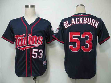 Blackburn Minnesota Twins blue jersey
