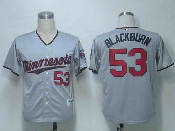 Blackburn Minnesota Twins grey jersey
