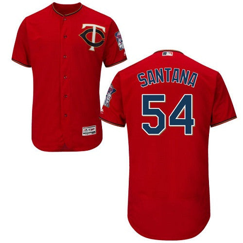Ervin Santana Minnesota Twins red jersey
