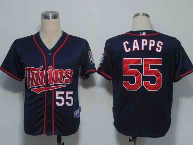 Capps Minnesota Twins blue jersey