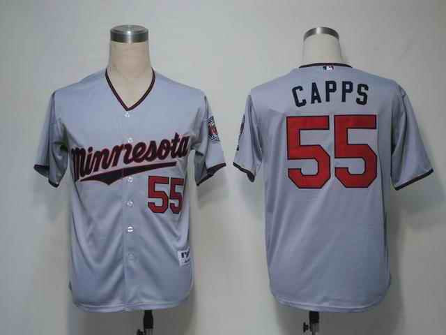 Capps Minnesota Twins grey jersey