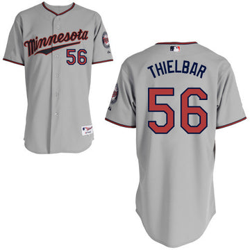 Thielbar Minnesota Twins grey jersey