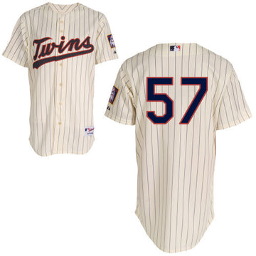 Pressly Minnesota Twins cream jersey