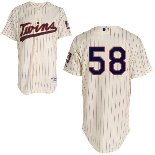 Achter Minnesota Twins cream jersey