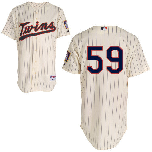 Tonkin Minnesota Twins cream jersey