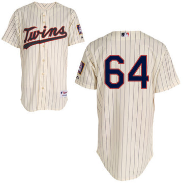 Thompson Minnesota Twins cream jersey