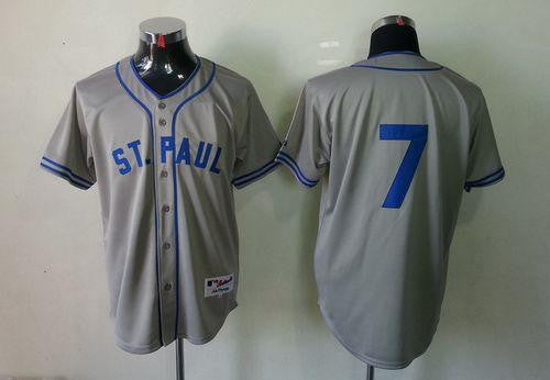 Joe Mauer Minnesota Twins grey jersey