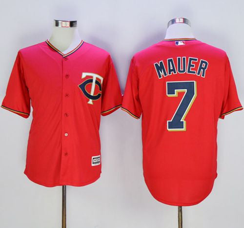 Joe Mauer Minnesota Twins red jersey