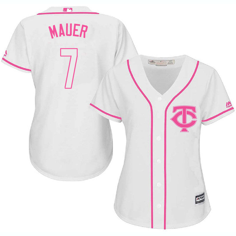 Joe Mauer Minnesota Twins white jersey