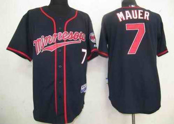 Mauer Minnesota Twins blue jersey