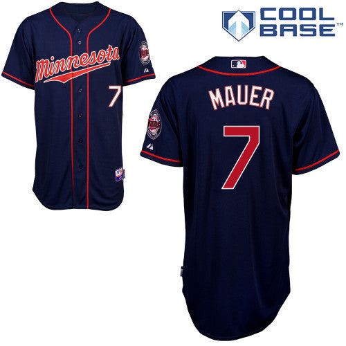 Mauer Minnesota Twins blue jersey