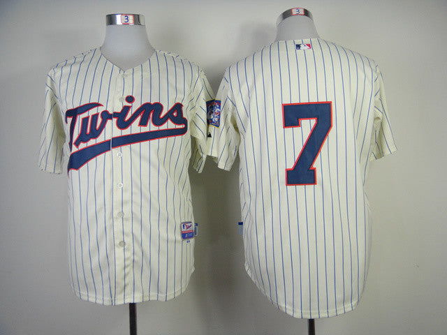 Mauer Minnesota Twins cream jersey