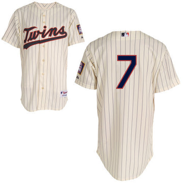 Mauer Minnesota Twins cream jersey